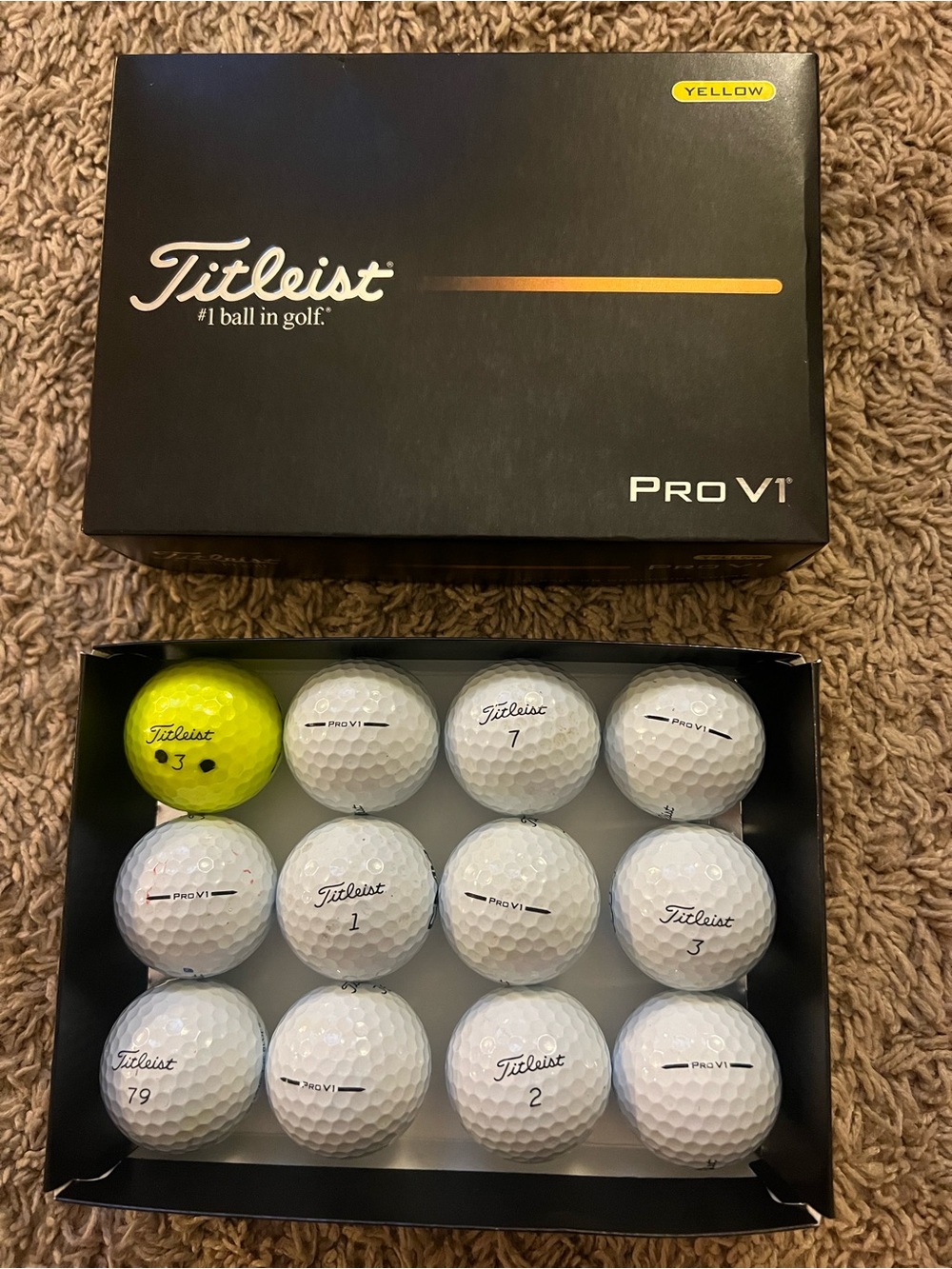 Titleist Pro V1 Golf Balls with Box